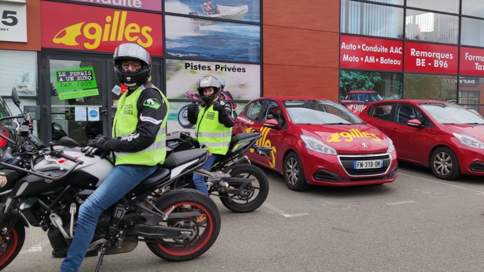 Ecole de Conduite Gilles - Pôle Moto Orléans - Accueil